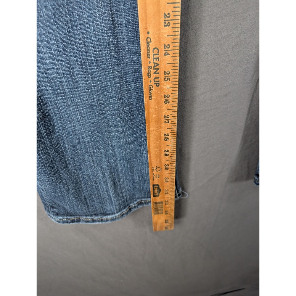Cowgirl Tuff Co Womens Blue Denim Bootcut Jeans W28 L35 Low Rise - Picture 4 of 8